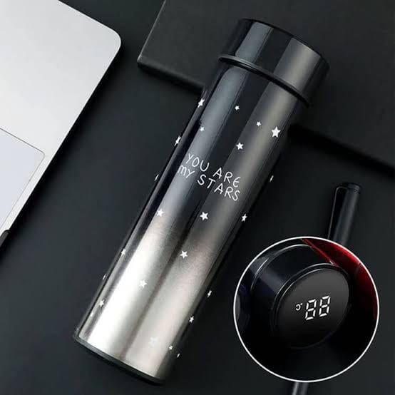 Stars LED Temperature Water Botle