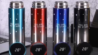 Stars LED Temperature Water Botle