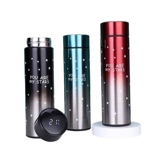 Stars LED Temperature Water Botle